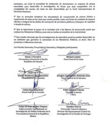 Los fiscales de Odebrech piden 'plazos razonables' para investigar, ante la complejidad de la trama