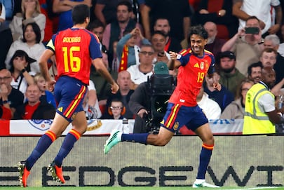 España alarga a 39 su racha de partidos sin perder y firma su tercera victoria en Wembley