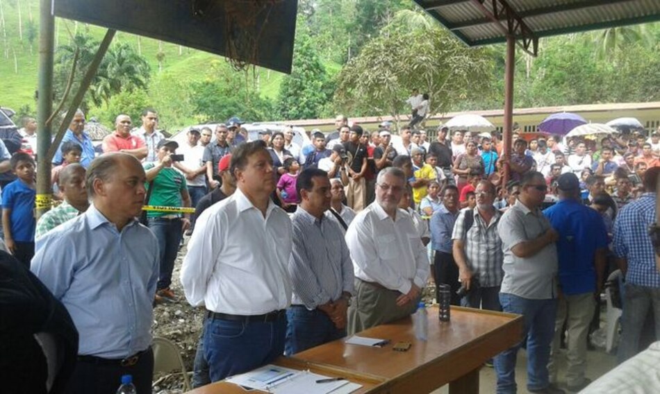 Presidente Varela llega a Bocas para reunirse con integrantes del culto Mama Tatda