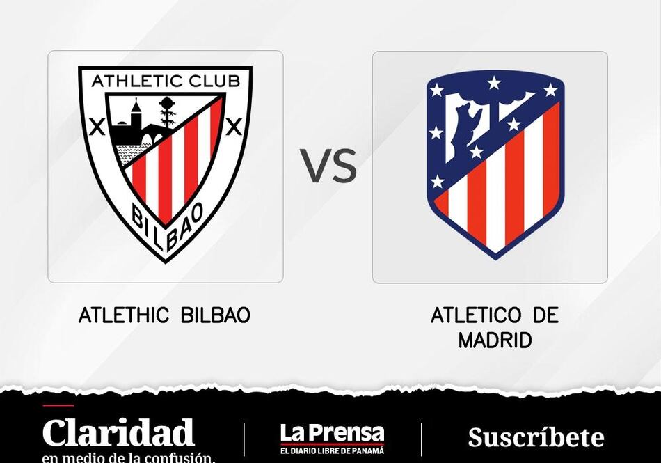 Atlético de Madrid medirá fuerzas hoy con Athletic de Bilbao