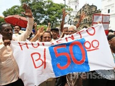 Jubilados insisten en que saldrán a las calles para exigir aumento