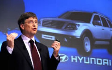 Bill Gates habla de tecnología con presidente sudcoreano