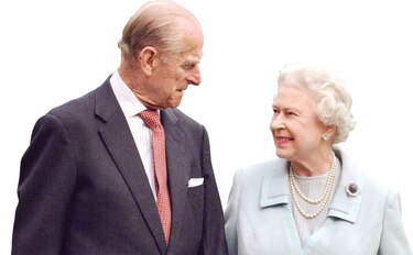 La reina Isabel II sufre la muerte de Felipe