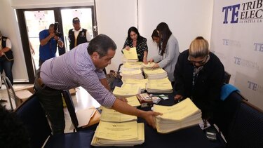 Ana Matilde Gómez y Marco Ameglio, primeros en entregar los libros de firmas tras cierre de proceso