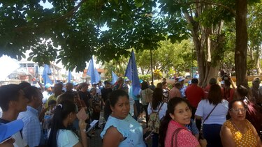 Ana Matilde Gómez comienza gira de cierre de campaña en David y Boquete