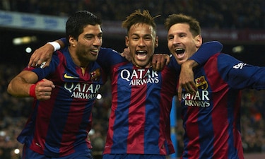 Tridente del Barcelona, finalista a futbolista del año de la UEFA
