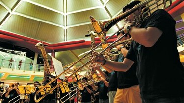 Un taller al ritmo de los trombones