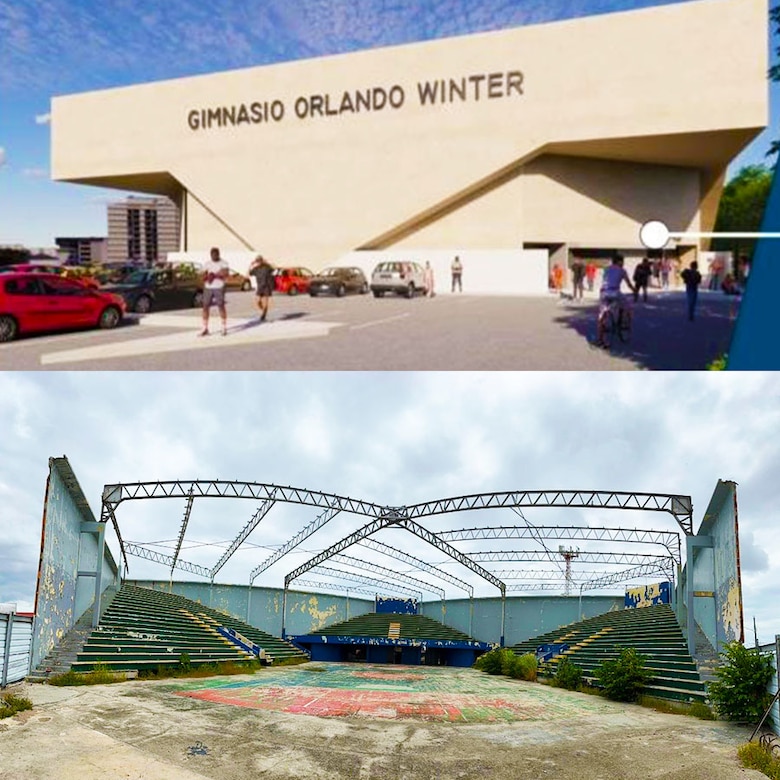 Avanza rehabilitación del gimnasio Orlando Winter en San Miguelito