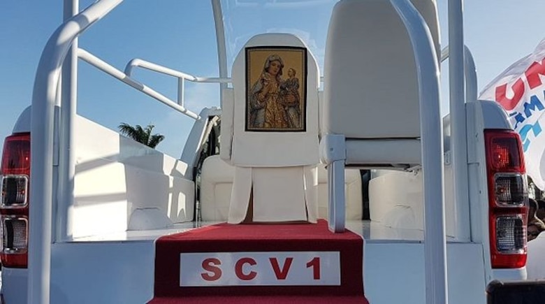 JMJ: Ya está listo el papamóvil hecho en Panamá para el papa Francisco