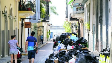 Patrimonio, entre basura