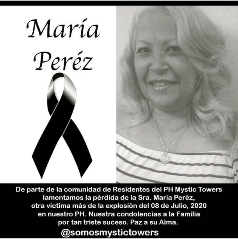 Muere otra mujer por la explosión en el PH Mystic Tower