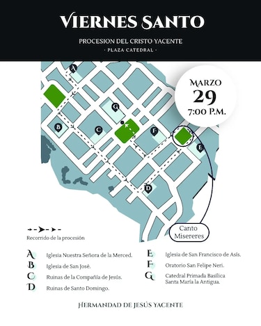 Conozca la programación de la Semana Santa 2024 en el Casco Antiguo