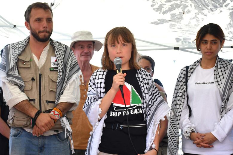 Israel dice que deportó a Greta Thunberg, quien viajaba en el barco que intentó romper el bloqueo en Gaza