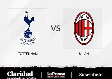 Milan juega como local el primer encuentro ante Tottenham Hotspur