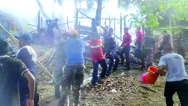 Fuego consume casa de gunas cercana a puente de río Bayano
