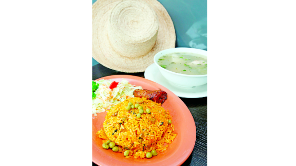 Arroz con pollo de El Trapiche.
