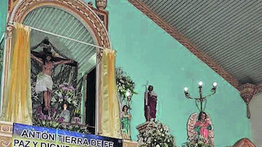 Antón rinde tributo al Cristo de Esquipulas