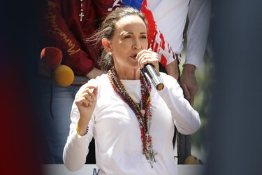 Machado dice que manifestación mundial por González Urrutia marcó una ‘gran victoria’