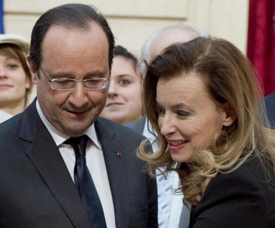 Pareja de Hollande tiene previsto abandonar hoy el hospital