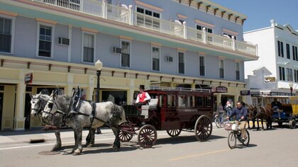 Mackinac, la isla estadounidense donde los autos están prohibidos desde hace más de un siglo y ‘el caballo es el rey’