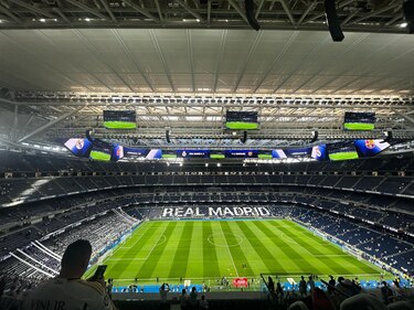 El Real Madrid estrena videomarcador 360º en el clásico