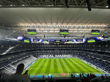 El Real Madrid estrena videomarcador 360º en el clásico