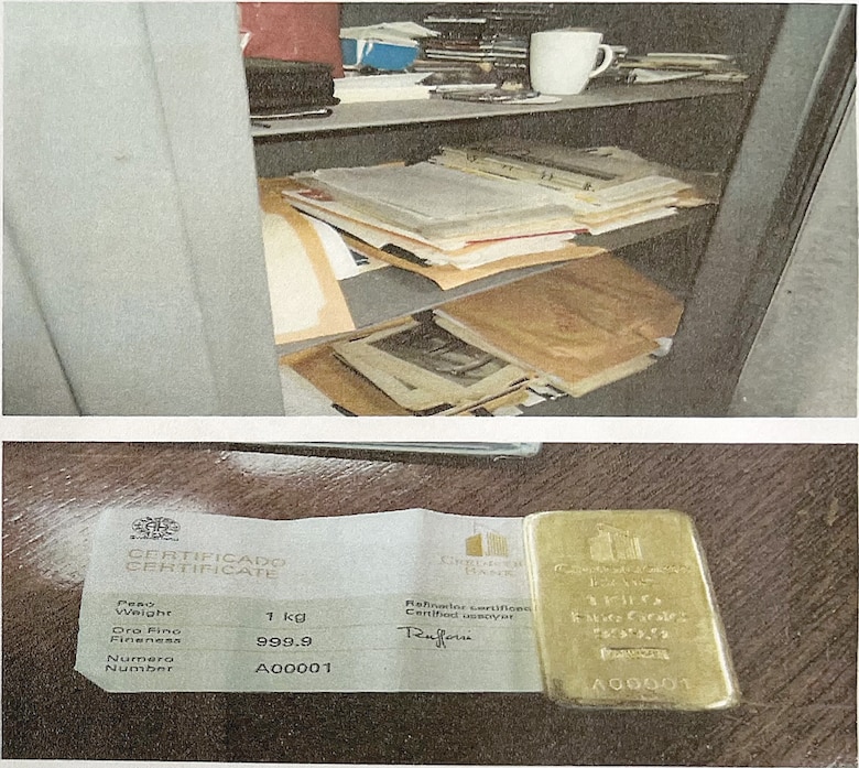 Oro, plata y dinero se hallaron en cajas fuertes del Súper 99