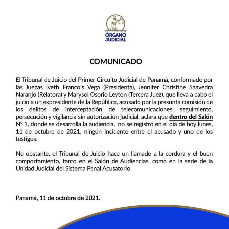 Martinelli insulta y agrede a Popi Varela, testigo de la fiscalía en el juicio de los pinchazos