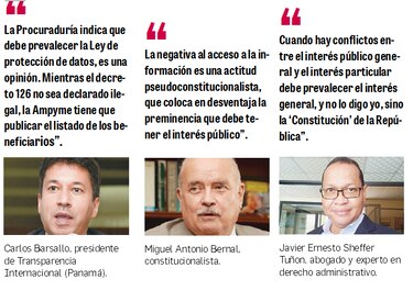 La transparencia debe primar sobre la protección de datos, aseguran juristas