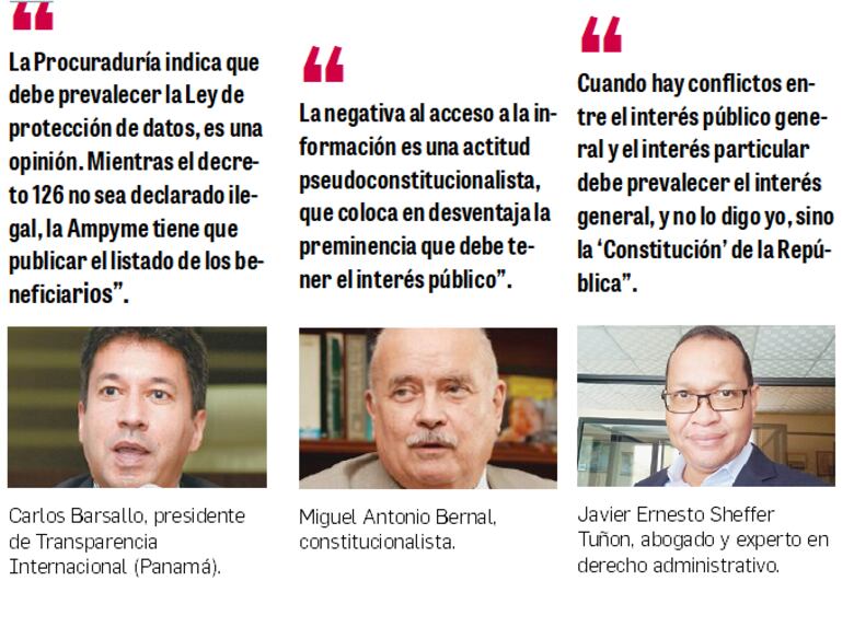 La transparencia debe primar sobre la protección de datos, aseguran juristas