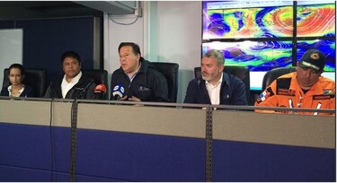 Alerta roja en Colón y Bocas del Toro por tormenta Otto; no habrá clases este miércoles