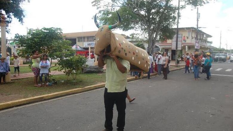 El Toro Guapo salta en la plaza de Antón