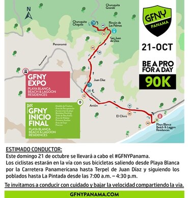 Ciclistas se tomarán el domingo la Interamericana rumbo a La Pintada