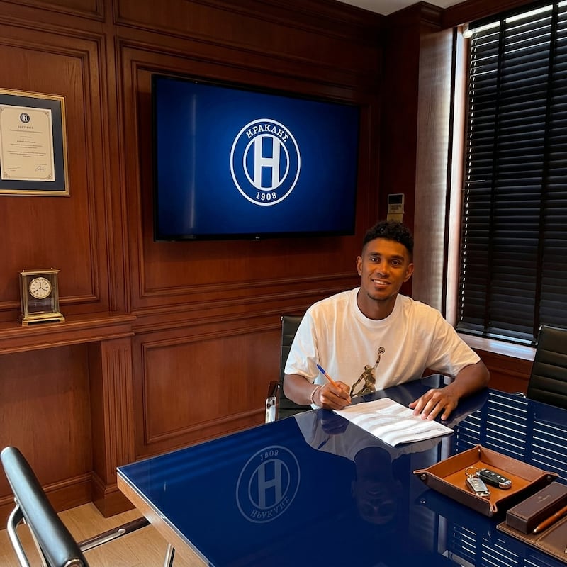 Yoel Bárcenas, nuevo fichaje del Iraklis FC de Grecia