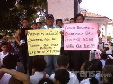 Periodistas de Coclé piden que se respete la libertad de expresión