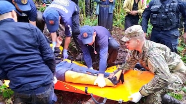 Fuerza de Tarea Conjunta  rescata a menor con fractura en las piernas en Chiriquí