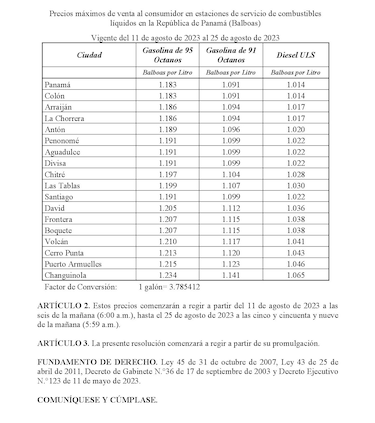 Precios regulares de los combustibles registrarán un nuevo incremento a partir del viernes