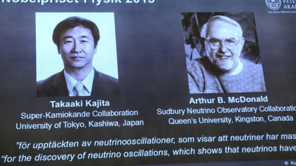 Nobel de Física para un japonés y un canadiense por trabajos sobre neutrinos