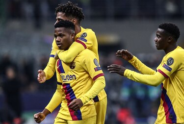 El Barça ‘B’ elimina al Inter con un gol de su joven estrella Ansu Fati