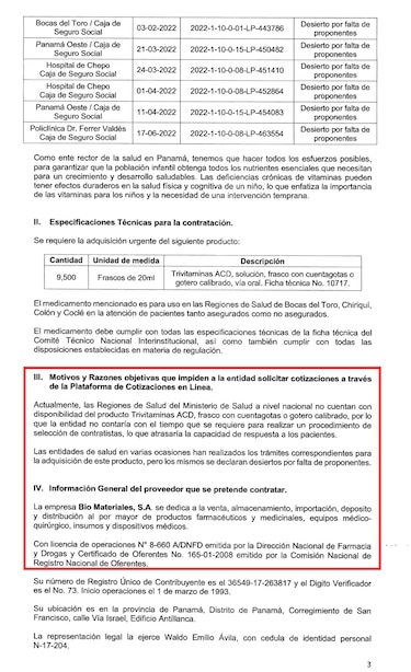 El Minsa concede contrato millonario a la que fue empresa del ministro Boyd