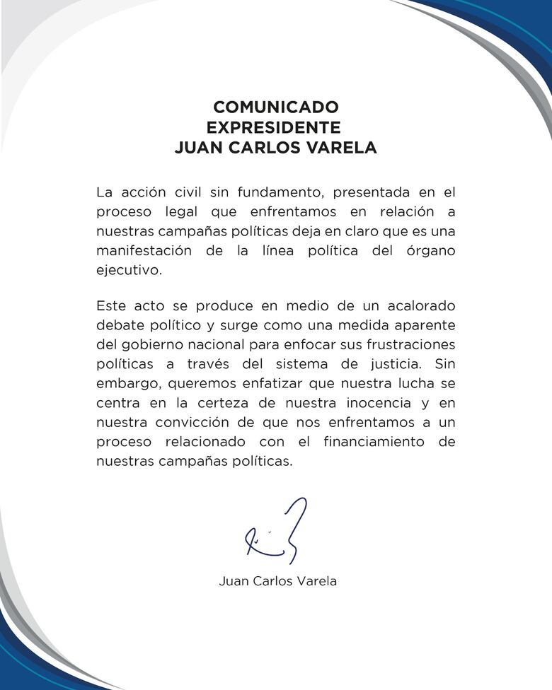 El Estado panameño demandó a los expresidentes Ricardo Martinelli y Juan Carlos Varela por el caso Odebrecht