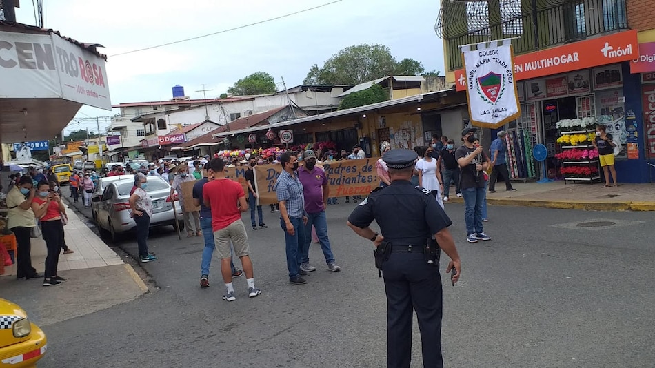 Comunidad educativa del colegio Manuel María Tejada Roca de Las Tablas reclama un nuevo colegio