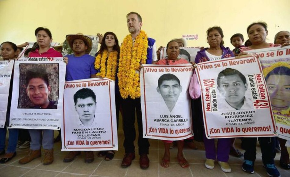 Comisión de la ONU aplaude que haya otras hipótesis en caso Ayotzinapa