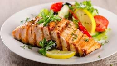 Para degustar platillos sencillos de salmón