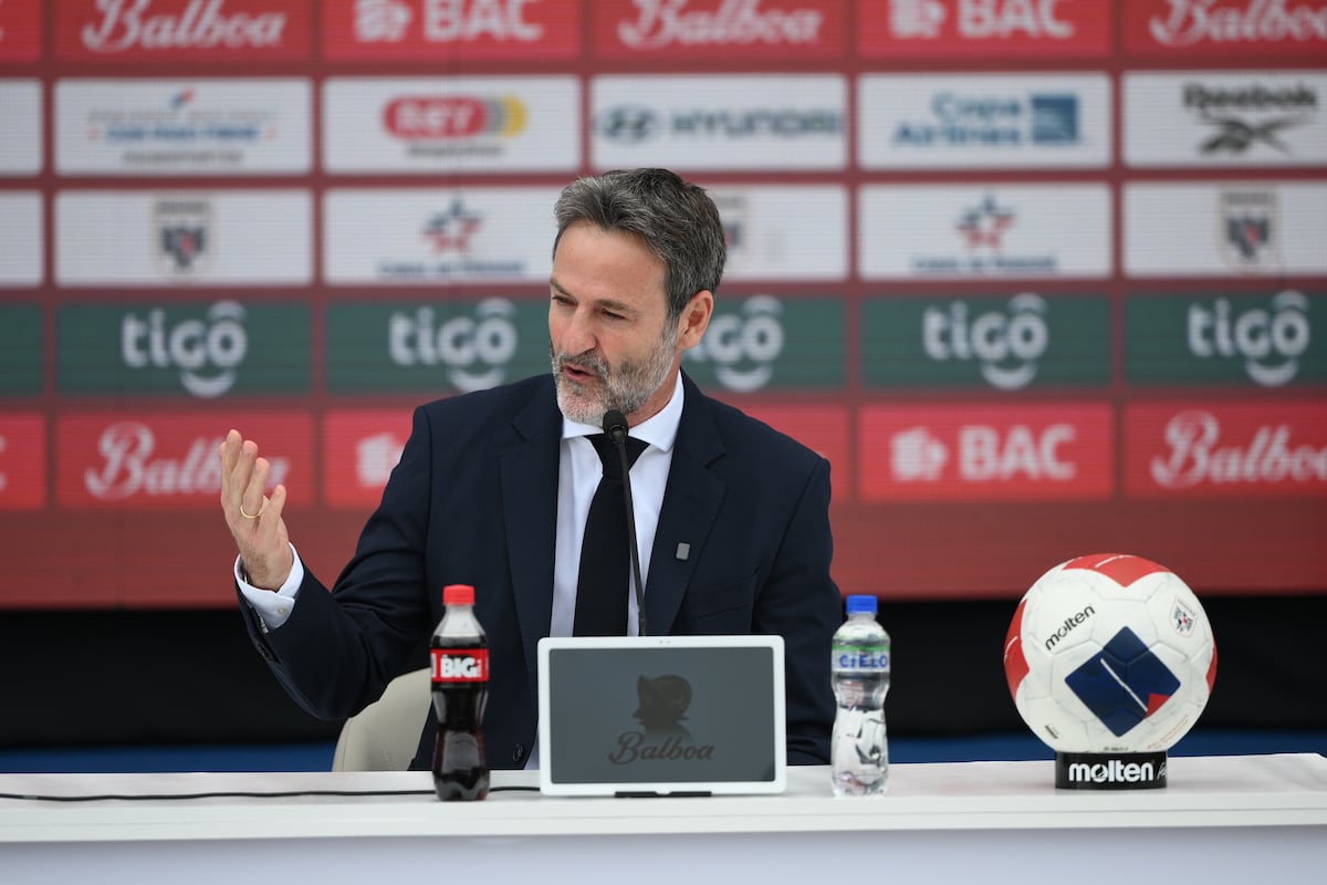 conferencia de prensa de la selección de fútbol de Panamá