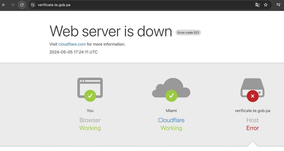 Usuarios reportaron problemas para verificarse en página de TE; ya se restableció el sistema