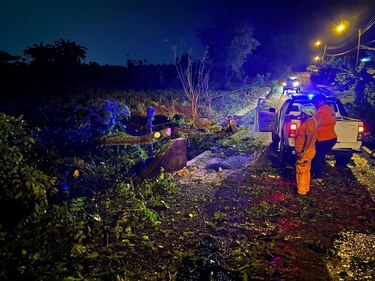 Unas 400 personas afectadas por las fuertes lluvias del domingo: Sinaproc