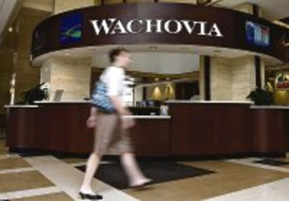 Tres bancos interesados en comprar Wachovia
