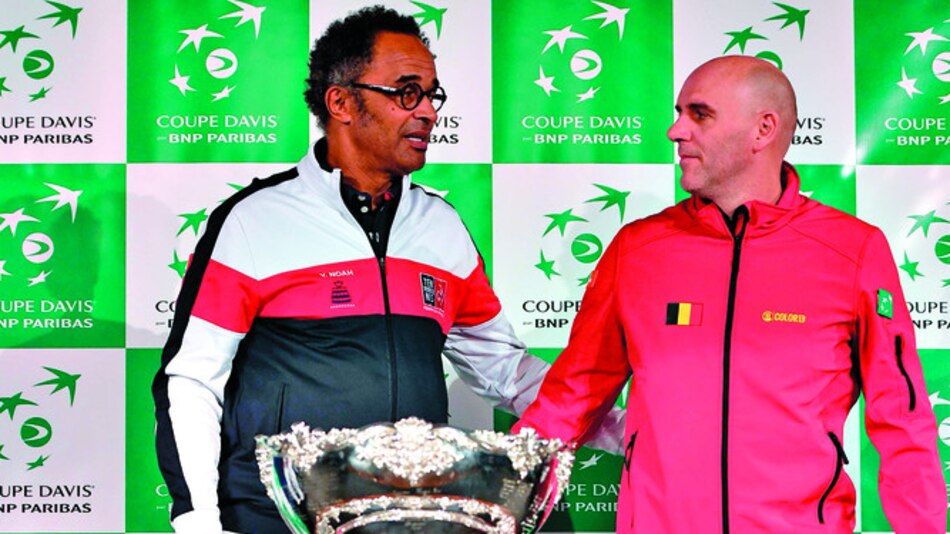 Francia y Bélgica se disputan la Copa Davis