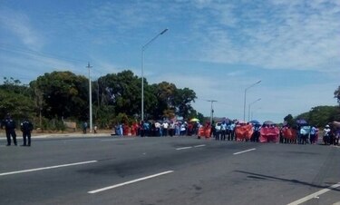 Reabren la vía Interamericana tras protesta de estudiantes en Chiriquí